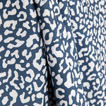 Percale imprimée Nairobi bleu marine et blanc - Ribes y Casals