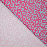 Percale imprimée Nairobi fuchsia turquoise - Ribes y Casals