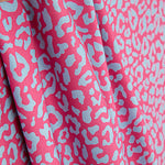 Percale imprimée Nairobi fuchsia turquoise - Ribes y Casals