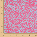 Percale imprimée Nairobi fuchsia turquoise - Ribes y Casals