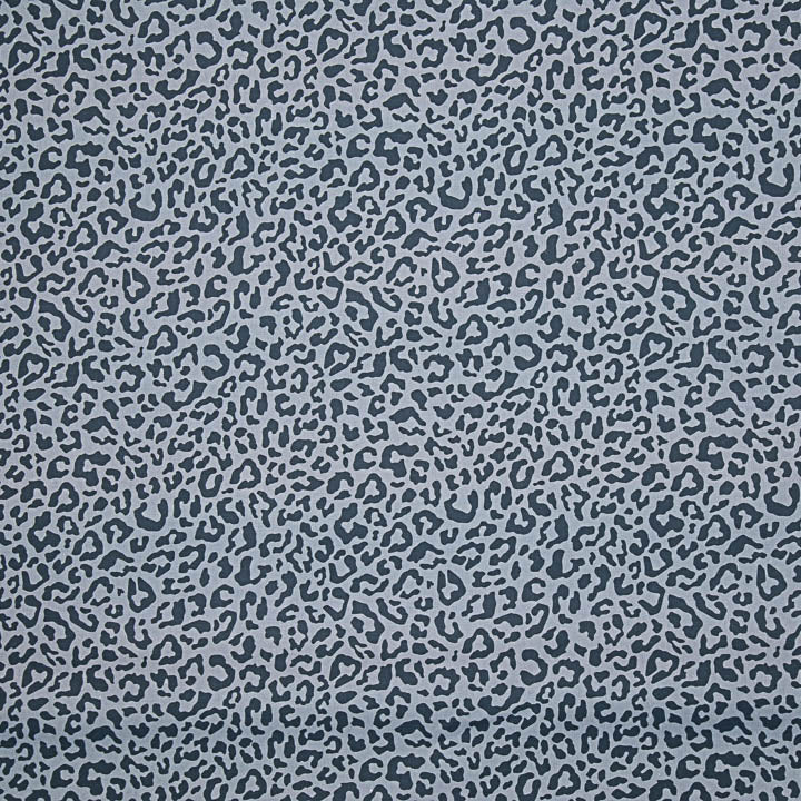 Percale imprimée Nairobi bleu marine et gris - Ribes y Casals
