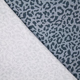 Percale imprimée Nairobi bleu marine et gris - Ribes y Casals
