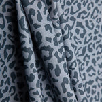 Percale imprimée Nairobi bleu marine et gris - Ribes y Casals