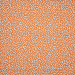 Percale imprimée Nairobi orange et bleu clair - Ribes y Casals