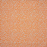 Percale imprimée Nairobi orange et bleu clair - Ribes y Casals