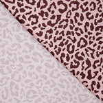 Percale imprimée Nairobi Bordeaux Rose pâle - Ribes y Casals