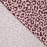 Percale imprimée Nairobi Bordeaux Rose pâle - Ribes y Casals