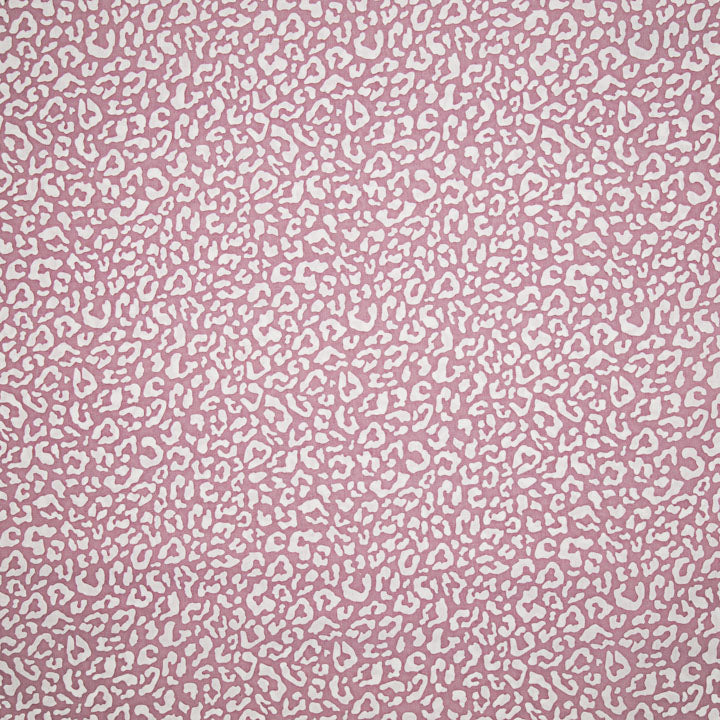 Percale imprimée Nairobi blanc-rose - Ribes y Casals