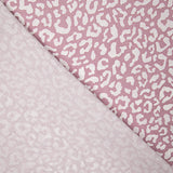 Percale imprimée Nairobi blanc-rose - Ribes y Casals