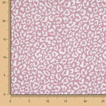 Percale imprimée Nairobi blanc-rose - Ribes y Casals