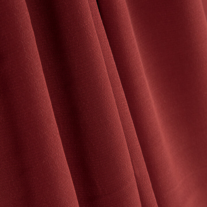 Crêpe en polyester grenat - Offre spéciale - Ribes y Casals