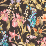 Viscose imprimée « Jardin Iris Nocturne » - Ribes y Casals