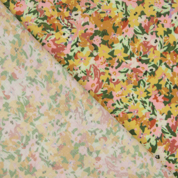 Viscose imprimée « Jardin sauvage d'Amalfi » - Ribes y Casals