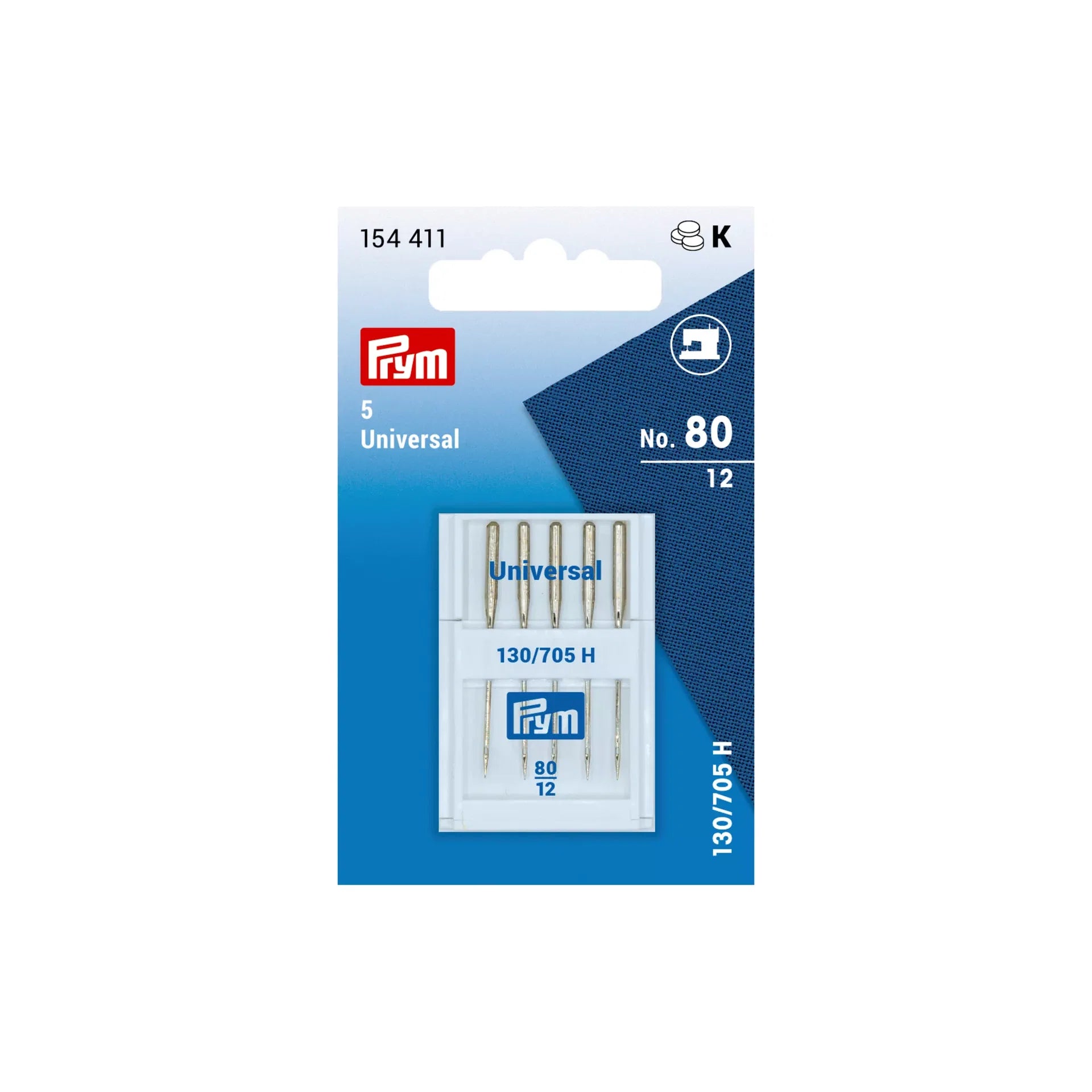 Aiguilles pour machine à coudre Prym 130/705 Standard n° 80 - Ribes y Casals