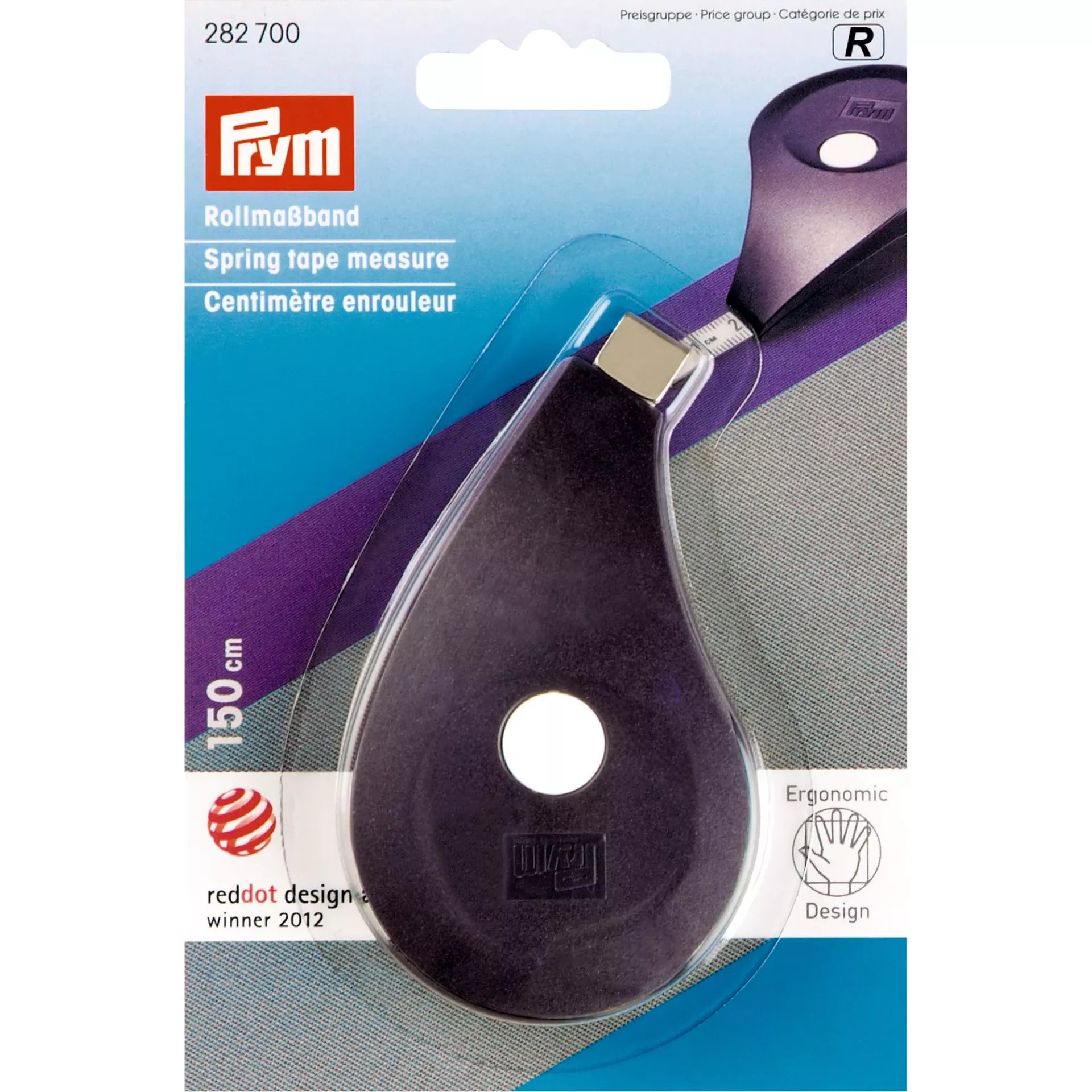 Mètre ruban automatique Prym Ergonomics 150 cm - Ribes y Casals