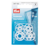 Boutons-pression Prym 21 mm transparents - Ribes y Casals