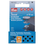 Boutons-pression de rechange Anorak Prym 390321 15 mm - Ribes y Casals