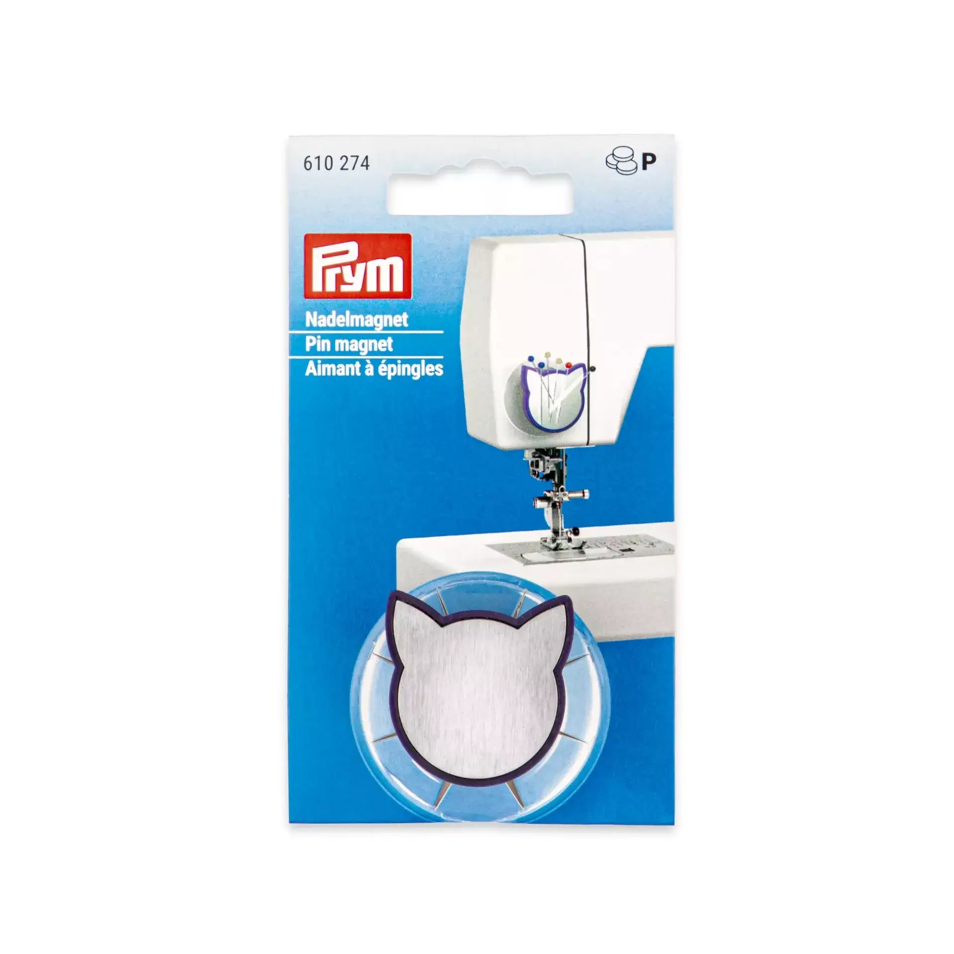 Aimant à épingles en forme de chat Prym – Base avec ventouse - Ribes y Casals
