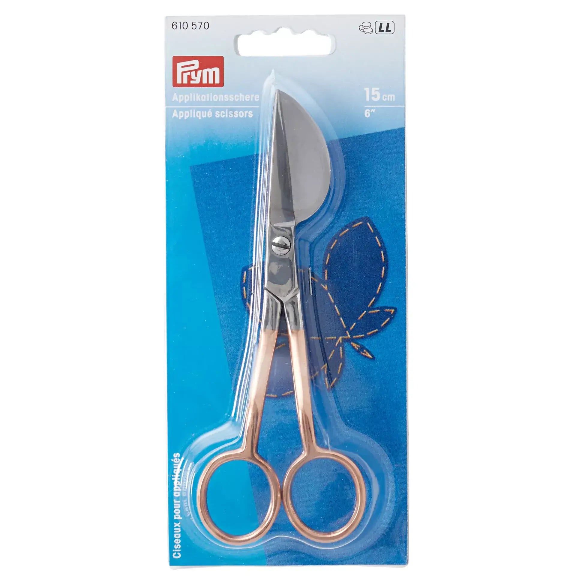 Ciseaux pour applications Prym 15 cm or rose - Ribes y Casals