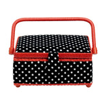 Trousse à couture Polka Dots noir/blanc Prym 612244 - Ribes y Casals