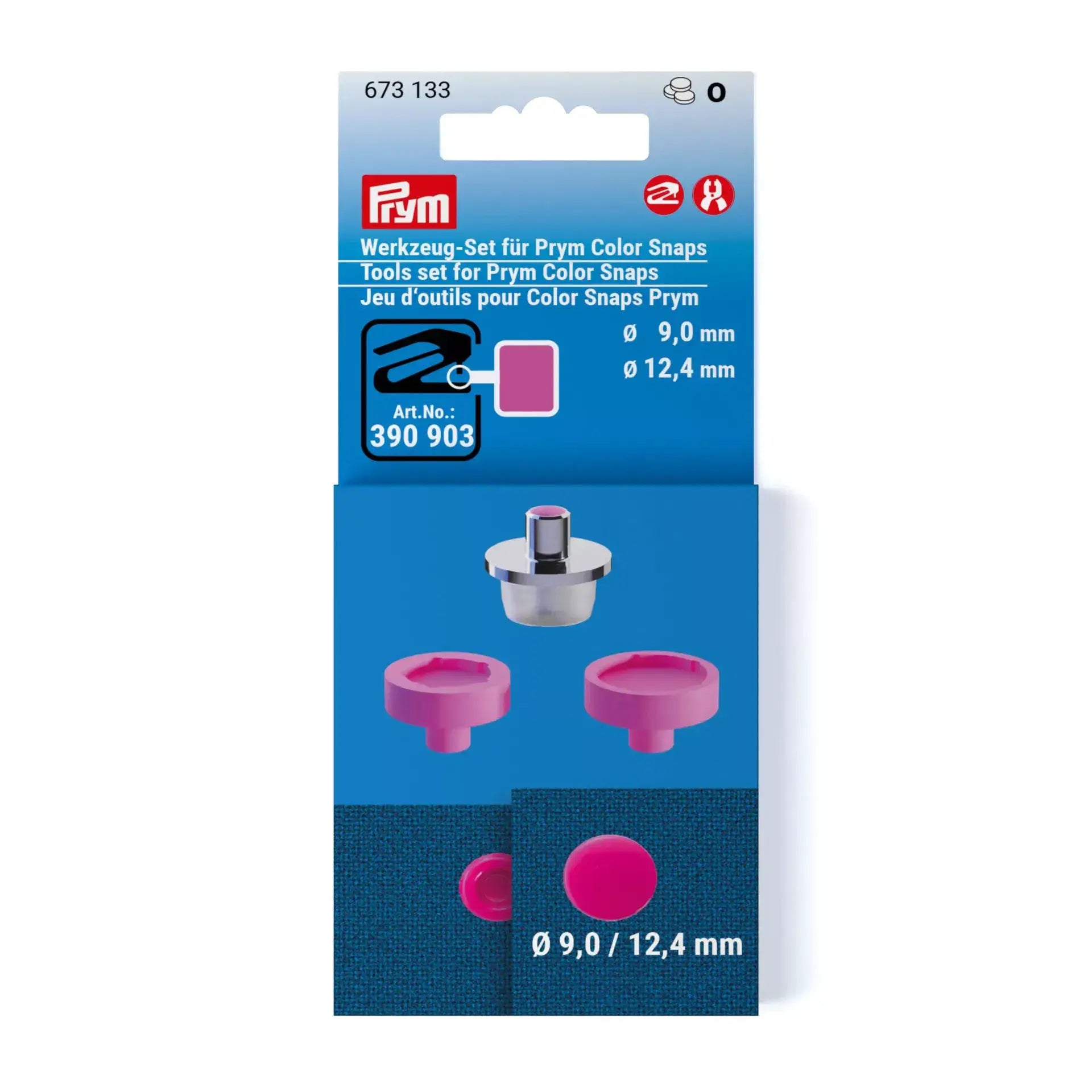 Kit d'outils Color Snaps Prym 9 et 12,4 mm - Ribes y Casals