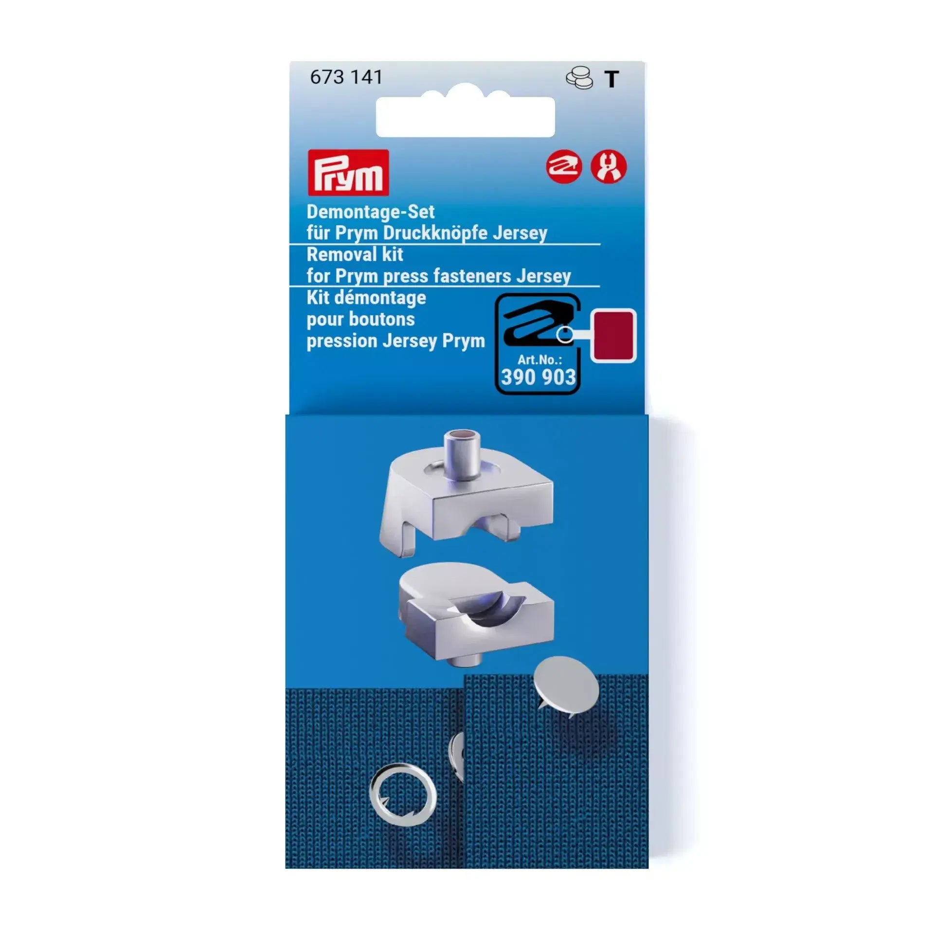 Kit de démontage pour boutons en jersey Prym 8 et 10 mm - Ribes y Casals