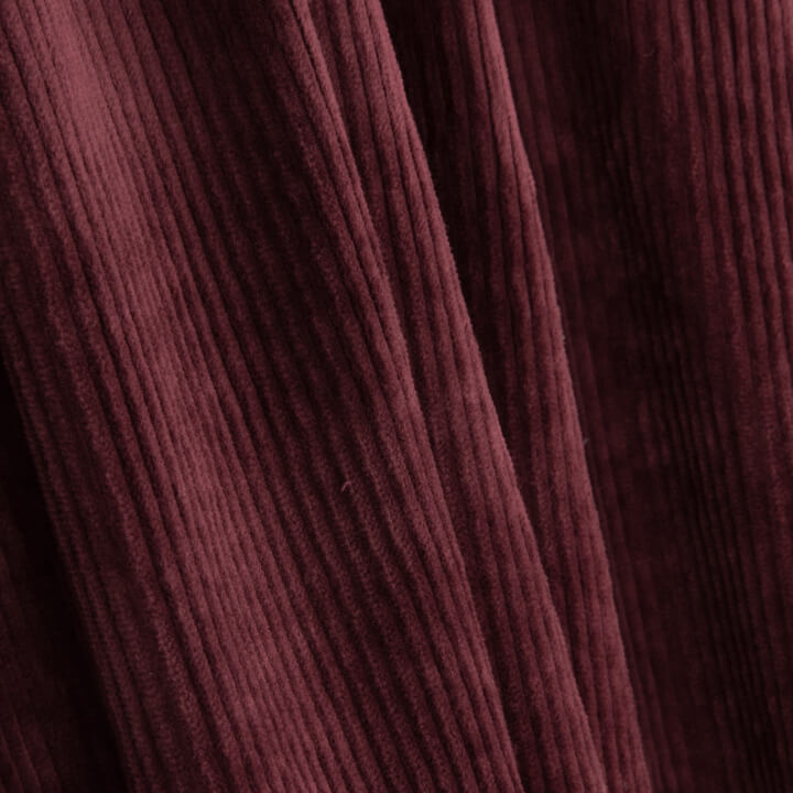 Velours côtelé stretch effet lavé bordeaux - Ribes y Casals