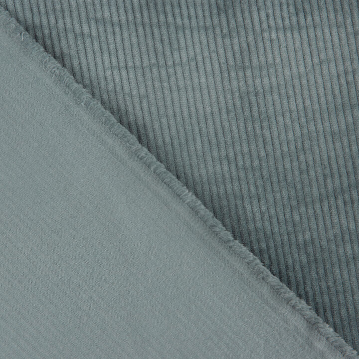 Velours côtelé stretch effet lavé gris bleuté - Ribes y Casals