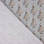 Percale imprimée Couture Gris - Ribes y Casals