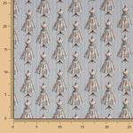 Percale imprimée Couture Gris - Ribes y Casals
