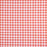 Percal imprimé à carreaux rouge moyen - Ribes y Casals