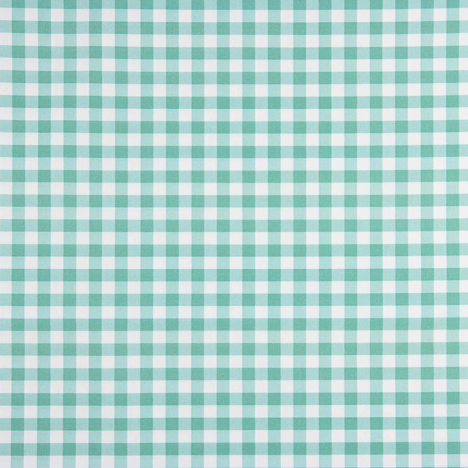 Percal imprimé à carreaux vert moyen - Ribes y Casals