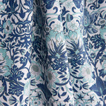 Percale imprimée Coralia Bleu - Ribes y Casals