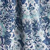 Percale imprimée Coralia Bleu - Ribes y Casals