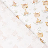 Percale imprimée « Girafe Safari » - Ribes y Casals