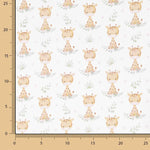 Percale imprimée « Girafe Safari » - Ribes y Casals