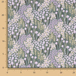Percale imprimée lavande et sauge - Ribes y Casals