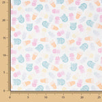 Percale imprimée Medusa Pastel - Ribes y Casals