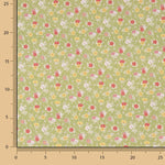 Percale imprimée Milena verte - Ribes y Casals