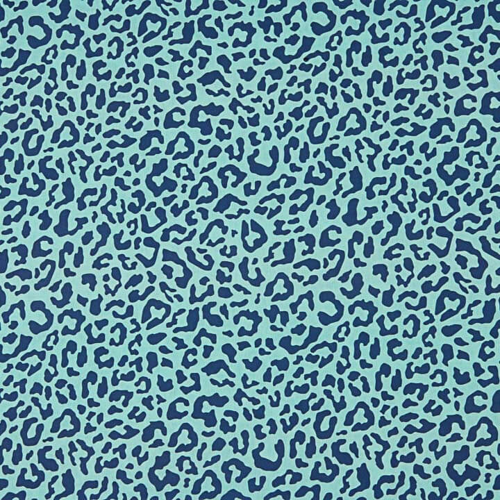 Percale imprimée Nairobi Bleu - Ribes y Casals