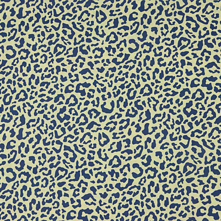 Percale imprimée Nairobi bleu marine - Ribes y Casals