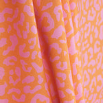 Percale imprimée Nairobi Corail - Ribes y Casals