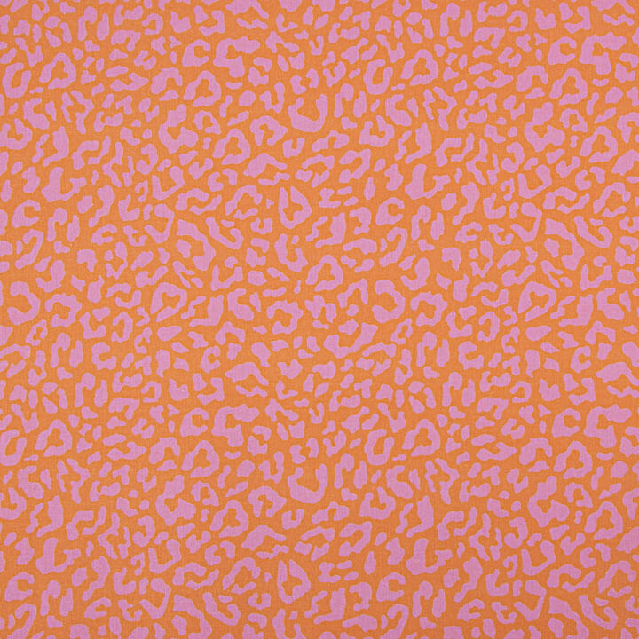 Percale imprimée Nairobi Corail - Ribes y Casals