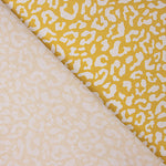 Percale imprimée Nairobi moutarde - Ribes y Casals
