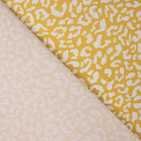 Percale imprimée Nairobi moutarde - Ribes y Casals