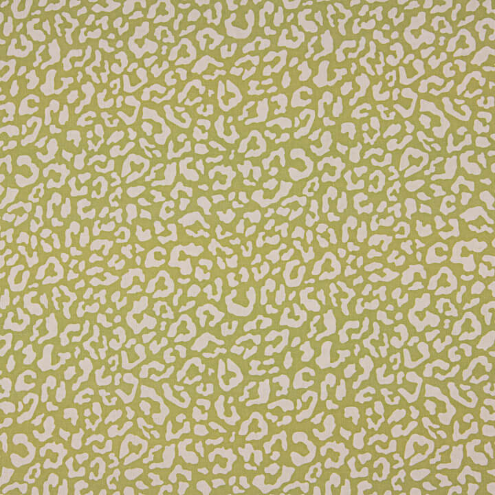 Percale imprimée Nairobi vert olive - Ribes y Casals