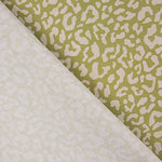 Percale imprimée Nairobi vert olive - Ribes y Casals