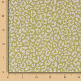 Percale imprimée Nairobi vert olive - Ribes y Casals