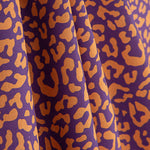 Percale imprimée Nairobi Violet - Ribes y Casals