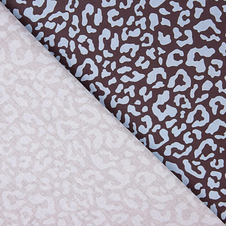 Percale imprimée Nairobi Chocolat - Ribes y Casals